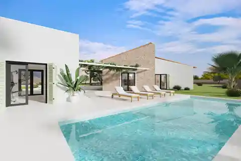 Newly Built Finca Situated on a Generous Plot in Portol