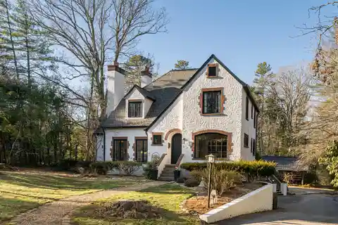 Sophisticated Modern Tudor Home in Biltmore Forest