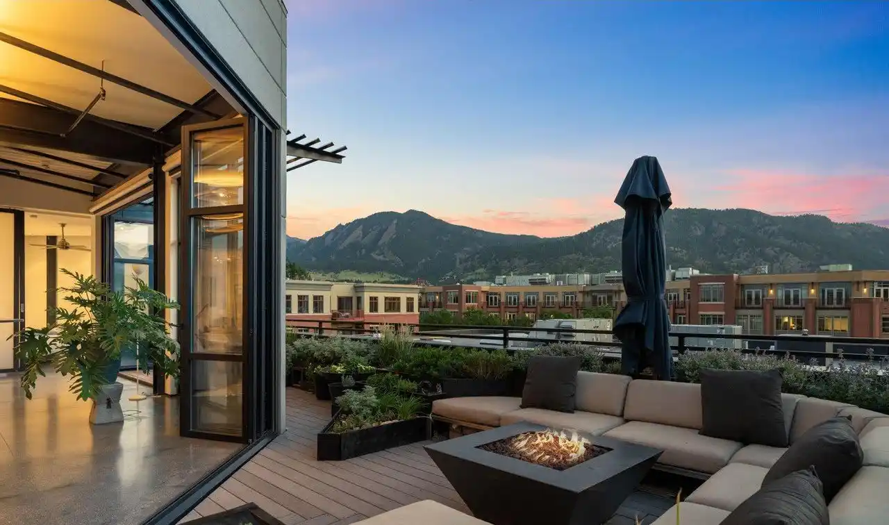 Luxury Living in Downtown Boulder: a Modern Loft with Iconic Views and Unmatched Elegance