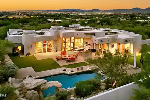Stunning Southwestern Contemporary Home in Gated Los Cielos