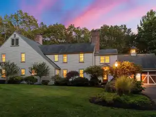 Sophisticated Farmhouse Style Colonial