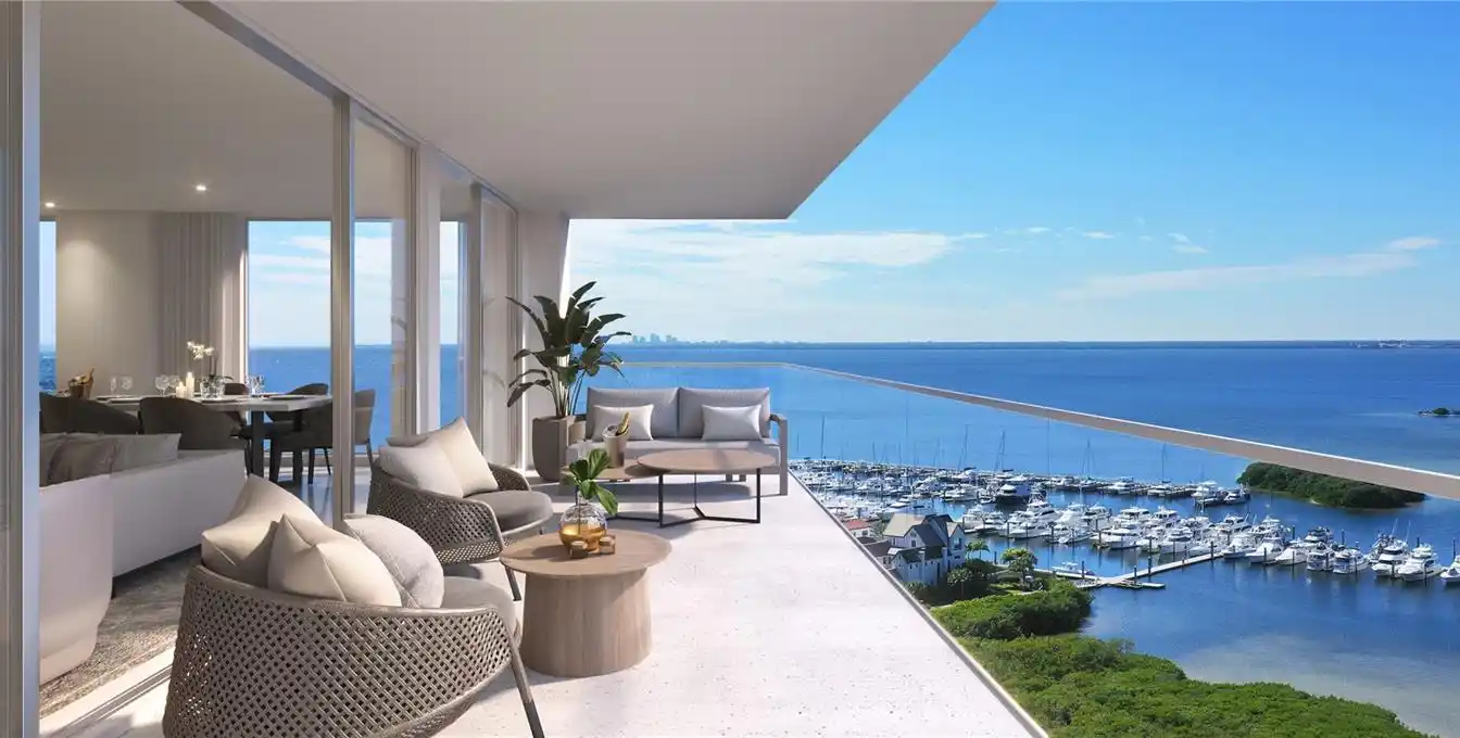 Elegant Four Bedroom Penthouse at the New Aqua in Westshore Yacht Club