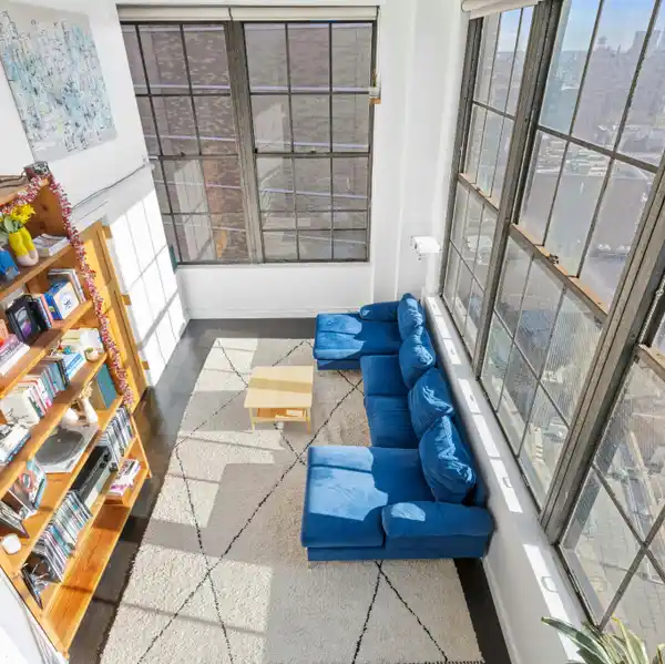 CORNER LOFT WITH EAST AND SOUTH EXPOSURES