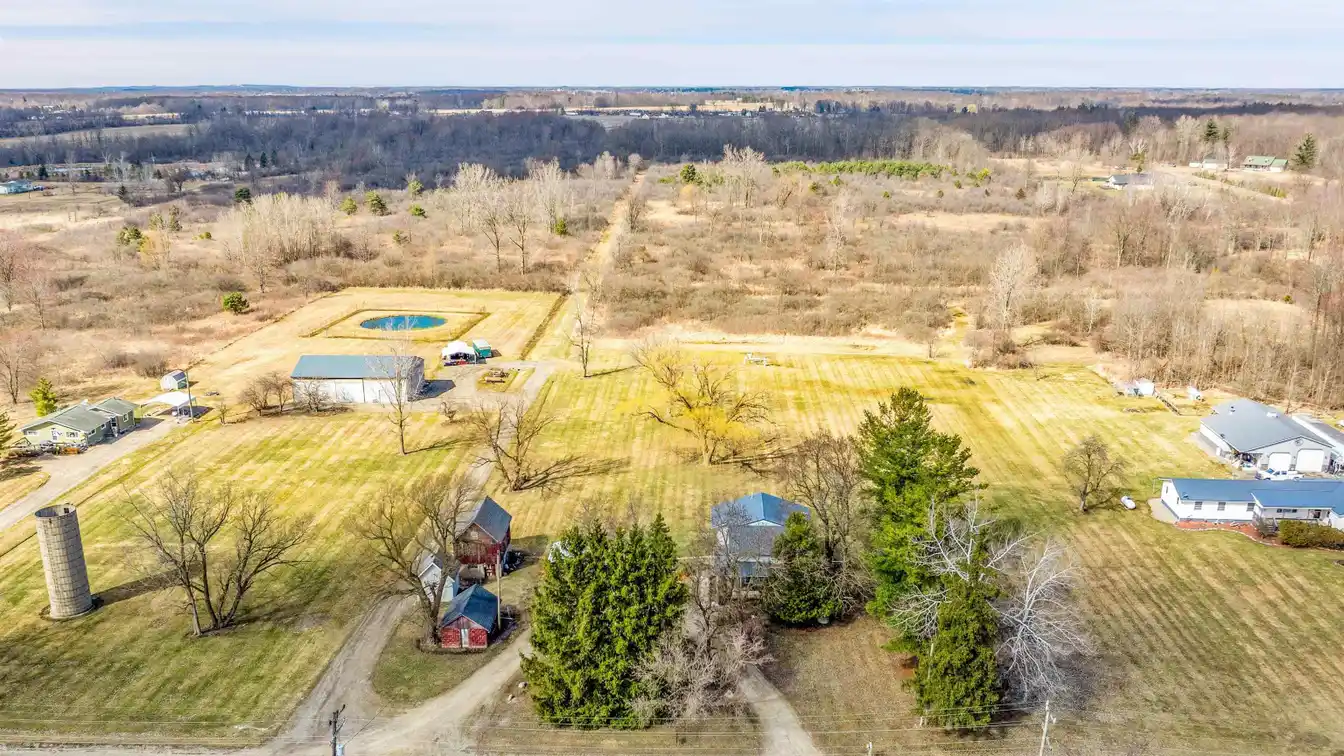 Farmhouse and Outbuildings on 46 Acres