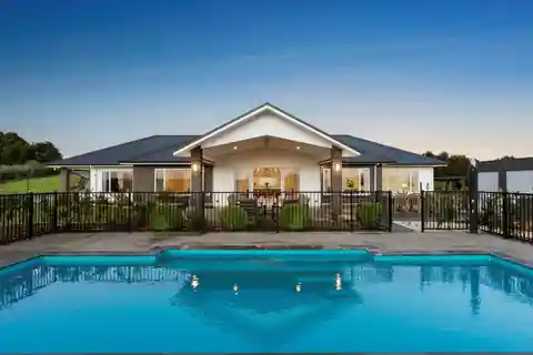 Resort-Inspired Living with Separate Guest Wing