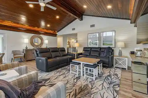 Coastal Oasis with a Mid-Century Modern Feel