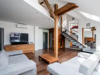 Duplex Apartment with a Rooftop Terrace in the Center of Prague