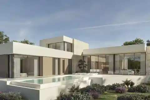 New Contemporary Villa in the Charming Village of Moraira