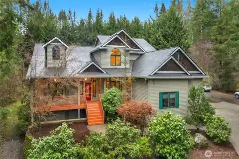 Casual Grandeur in a Wooded Setting