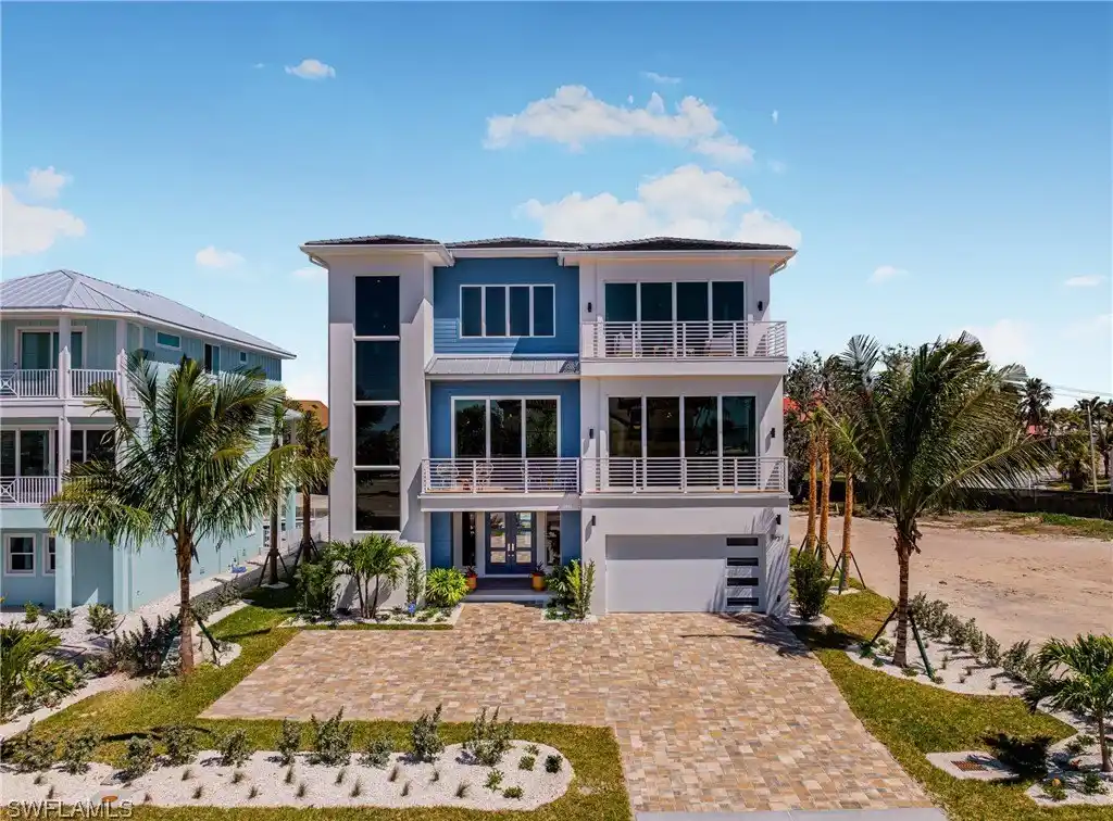 Brand New Custom Home Overlooking Fort Myers Beach