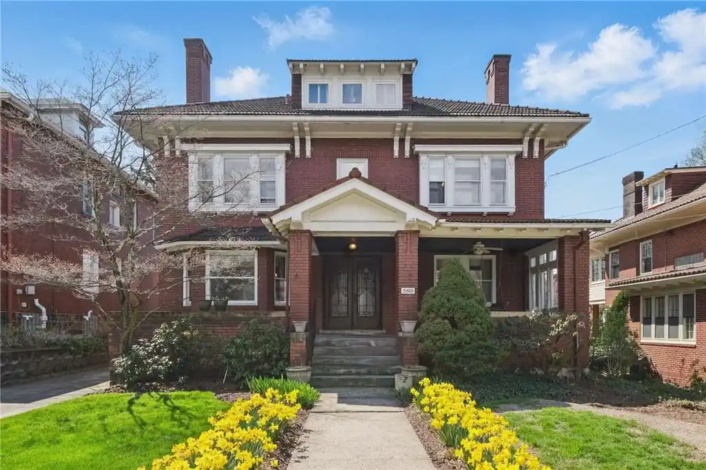 Brick Center Hall Home with Historical Details