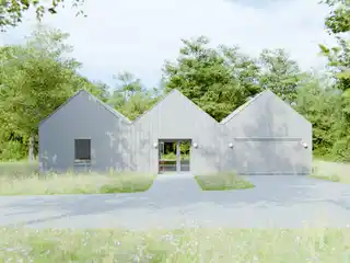 Contemporary Escape on 3 Wooded Acres