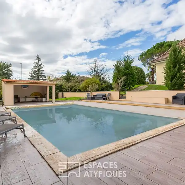 RENOVATED HOME WITH POOL AND POOL HOUSE