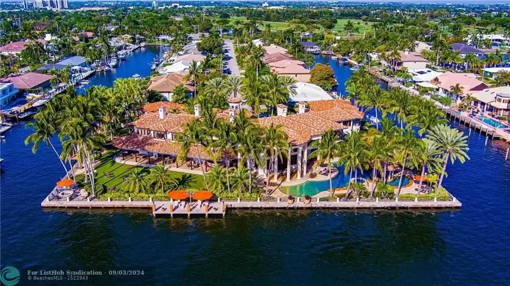 Gated Palatial Palm Beach-inspired Point Estate