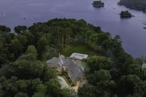 Coastal English Manor on Private Freeport Peninsula