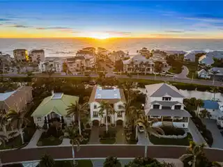 Coastal Contemporary Gulf-Access Estate