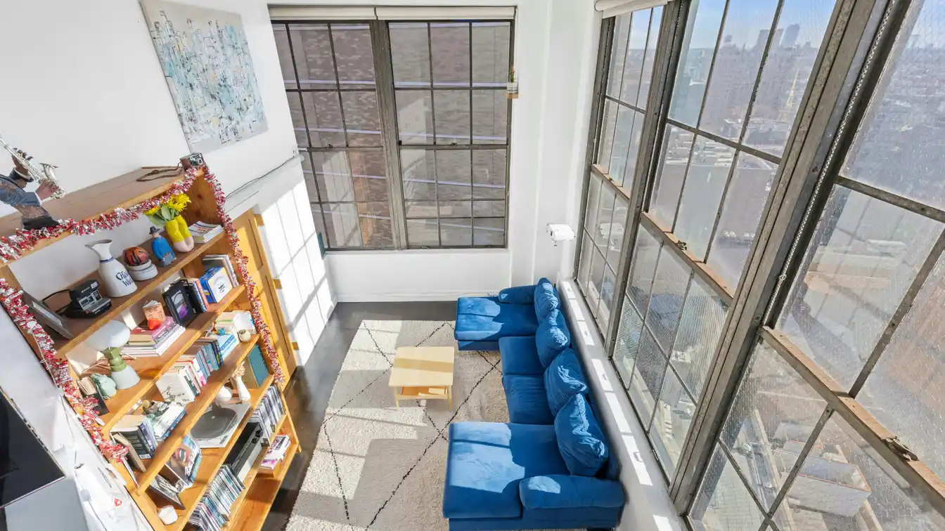 Corner Loft with East and South Exposures
