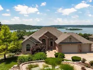 All Brick Lake View Home Combining Luxury and Convenience