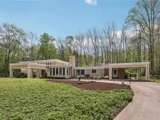 Contemporary Home on over Four Secluded Acres