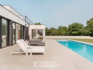 Contemporary Vannes Villa with Heated Pool