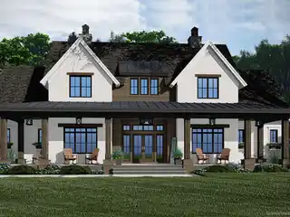 To Be Built Modern Farmhouse