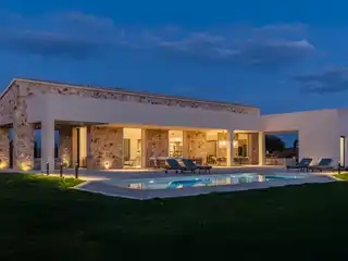 Modern Semi-Detached Finca with Natural Stone Walls and Pool