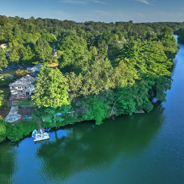 CLASSIC WATERFRONT COLONIAL IN THE LAKE HILLS ASSOCIATION