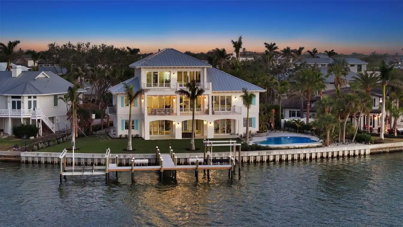 Exceptional Waterfront Residence in Sought-after San Remo