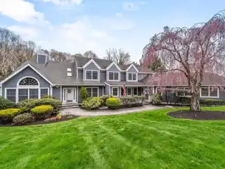 Impeccable Colonial Nestled on Almost 2 Private Acres