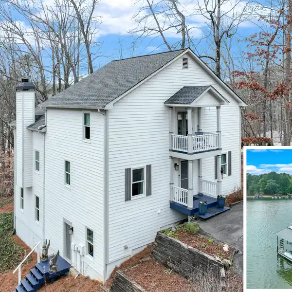 FORSYTH COUNTY LAKEFRONT HOME WITH NEW TWIN SLIP PARTY DOCK