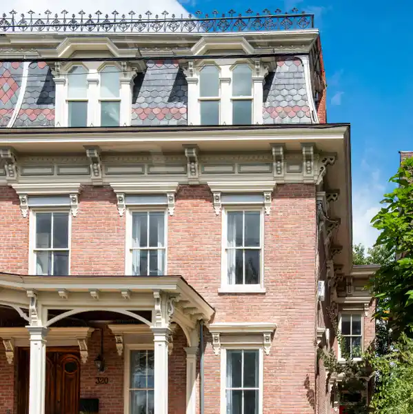HISTORIC CIRCA 1870 ITALIANATE BRICK BROWNSTONE