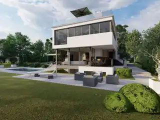 Create Your Modern Oasis in a Green Setting