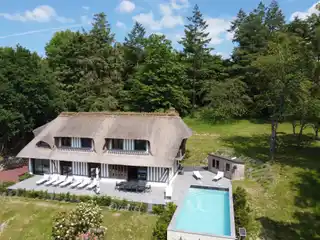 Elegant Thatched Home with Pool