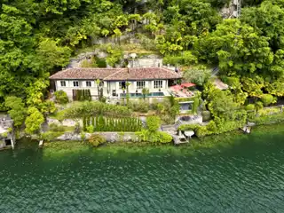 Outstanding Lakefront Villa with Boathouse