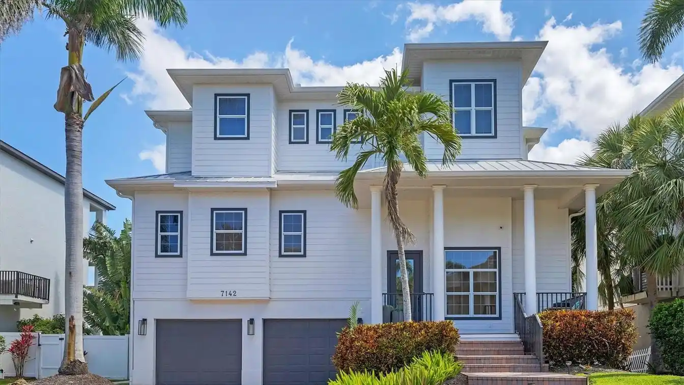 Key West-style Custom-built Waterfront Home