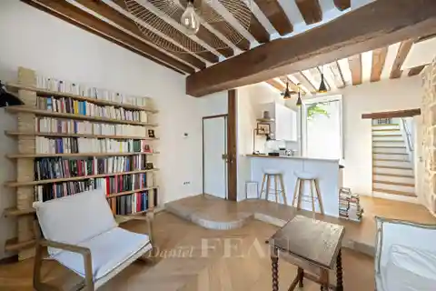Character-Filled Duplex by Saint-Sulpice Church