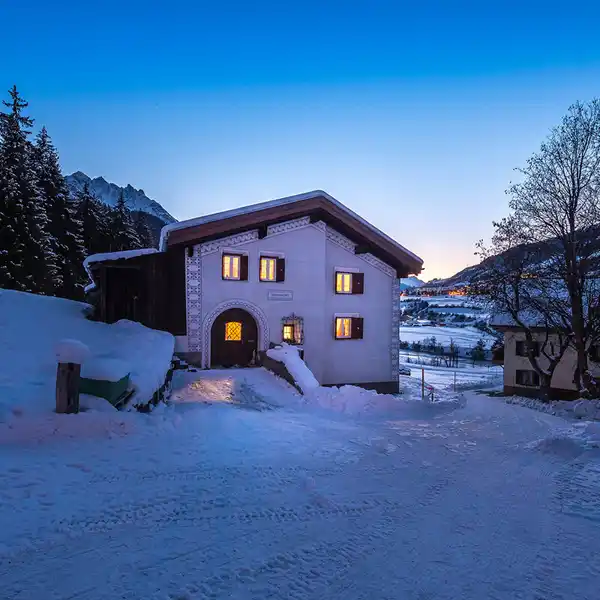 ENGADINE HOUSE IN SCUOL PRADELLA: HISTORIC CHARM IN UNSPOILED LANDSCAPE