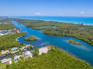 Premier Waterfront Point Lot in Hobe Sound