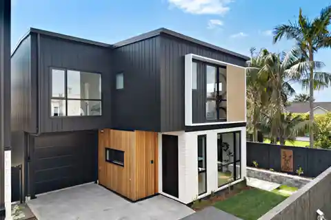 Cedar-Clad Sophistication with Sunlit Garden Escape