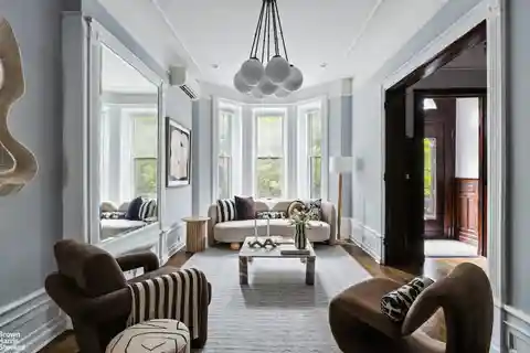 Elegant Crown Heights Townhouse with Lush Backyard
