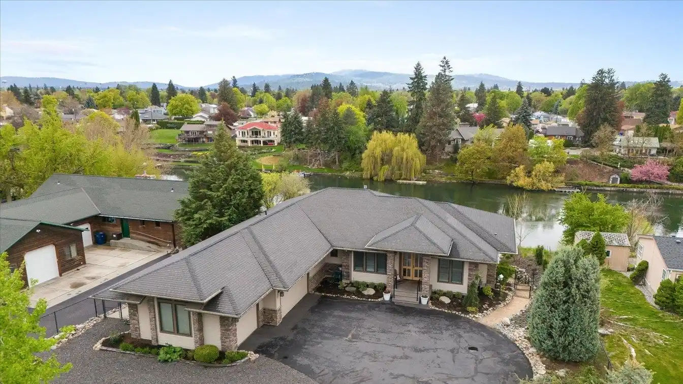 Stunning Custom Home with Private Dock and Views