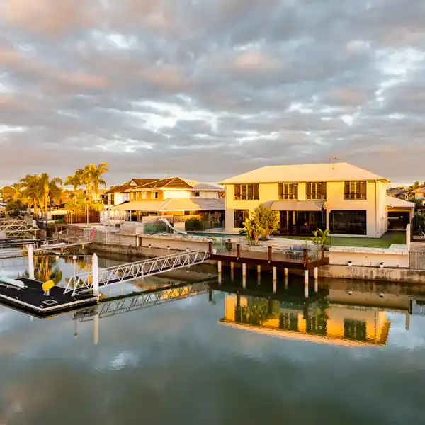 EXPANSIVE WATERFRONT HOME