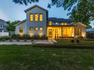 Contemporary Farmhouse Design Nestled on a Quiet Street
