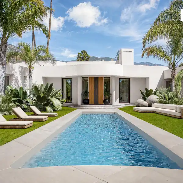 MID-CENTURY ELEGANCE MEETS A DELIGHTFUL PALM SPRINGS VIBE