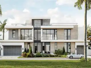 New Coastal Modern Deepwater Estate