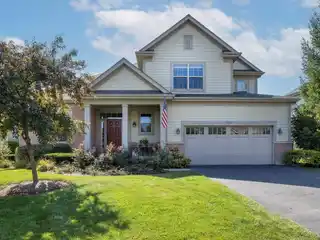 Sun-Filled Interiors with Hardwood Floors Throughout