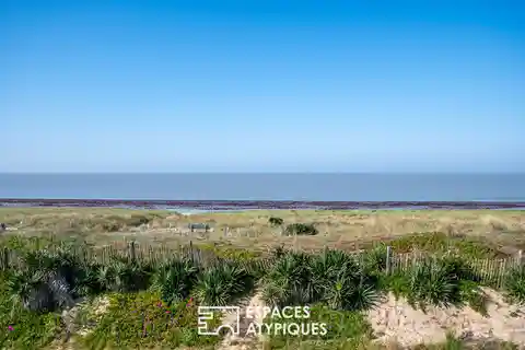 Oceanview Oasis Steps from Barbatre Beach