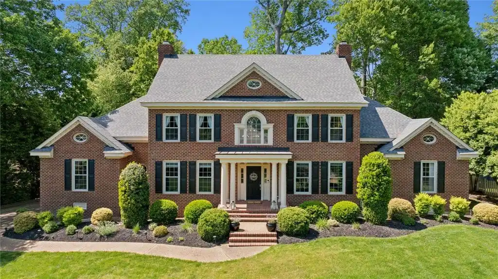 All-brick Colonial with a Sophisticated Modern Flair