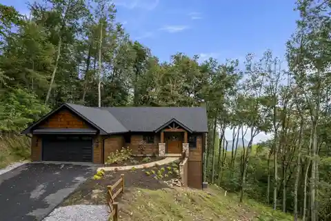 Stunning Modern Log Home