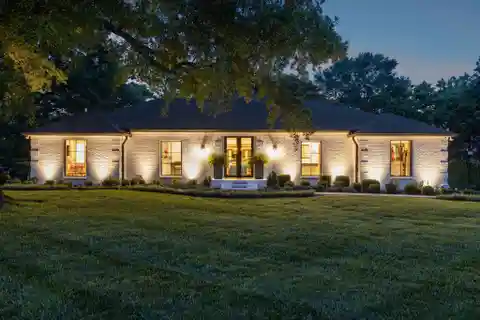 Single-Level Brick Home with Pool